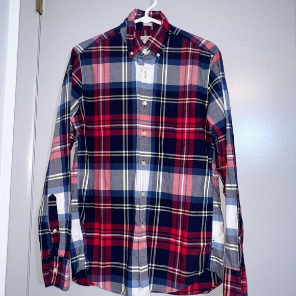 J. Crew Factory Other - J. Crew Factory Slim Fit Summer Plaid Shirt Size S